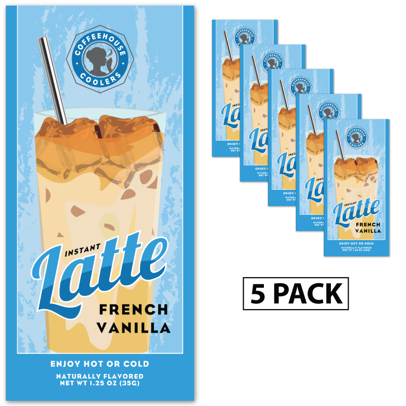 Coffeehouse Coolers French Vanilla Instant Latte - 1.25 oz