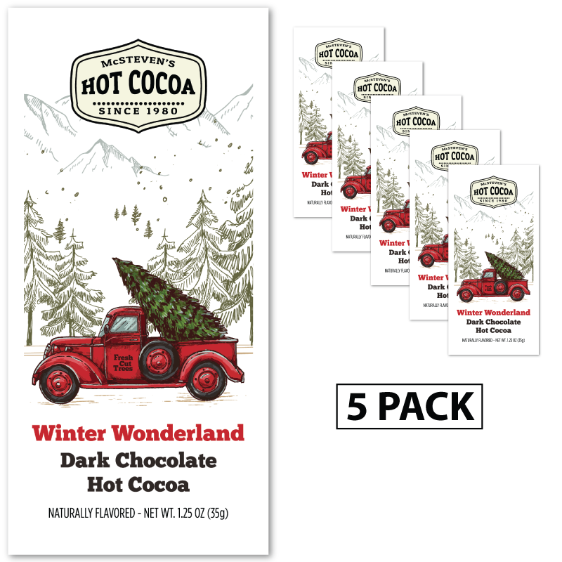 Hot Chocolate, Winter Warmer Wonderland Red Pickup Truck, 8 Ounce